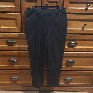 Isaac Mizrahi Black Dress Pants Slim Fit